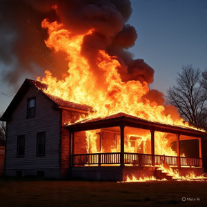 Rumah Permanen di Asam Jawa Labusel Terbakar Hebat, Kerugian Ratusan Juta Rupiah 