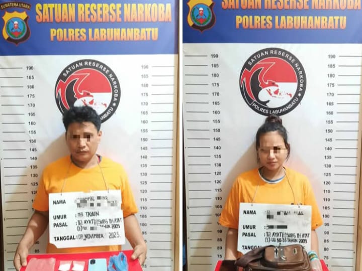 AKP Iwan Mashuri Pimpin Tim Satresnarkoba Polres Labuhanbatu Tangkap Pasangan Pengedar Sabu di Panai Tengah