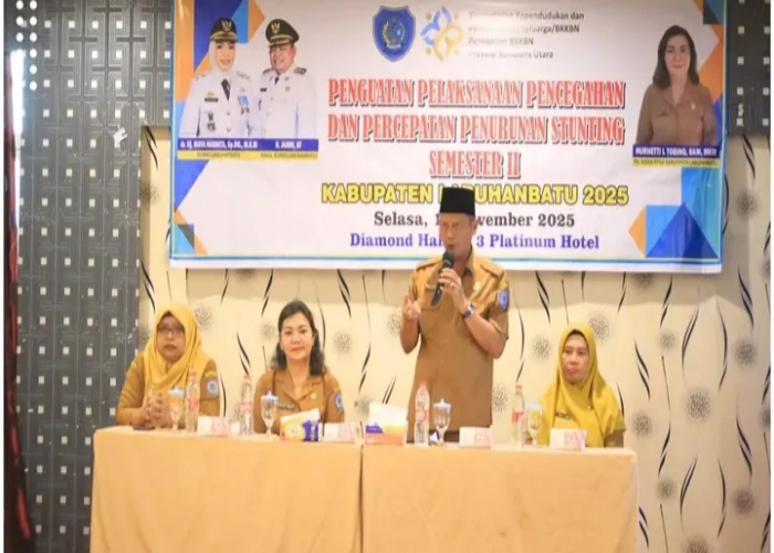 Penurunan Stunting Labuhanbatu Diperkuat Lewat Rapat Koordinasi Semester II
