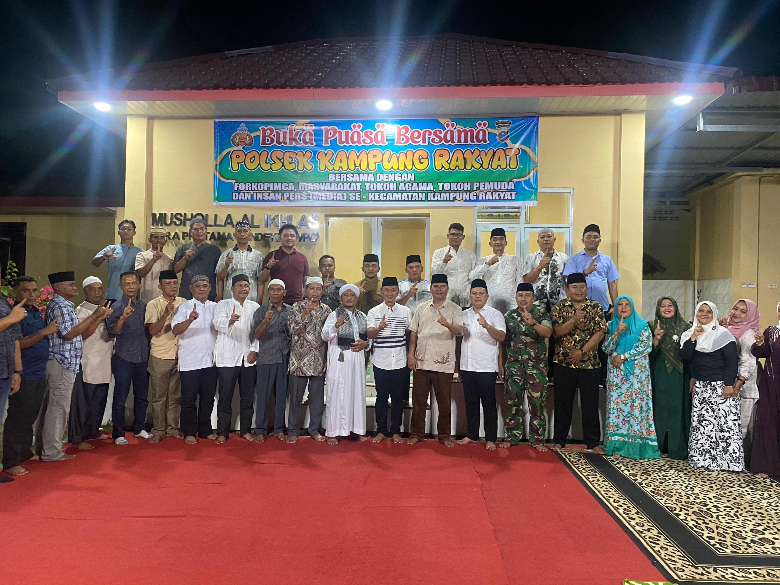 Bukber Strategis di Polsek Kampung Rakyat, Wakapolres Dorong Stabilitas dan Kebersamaan